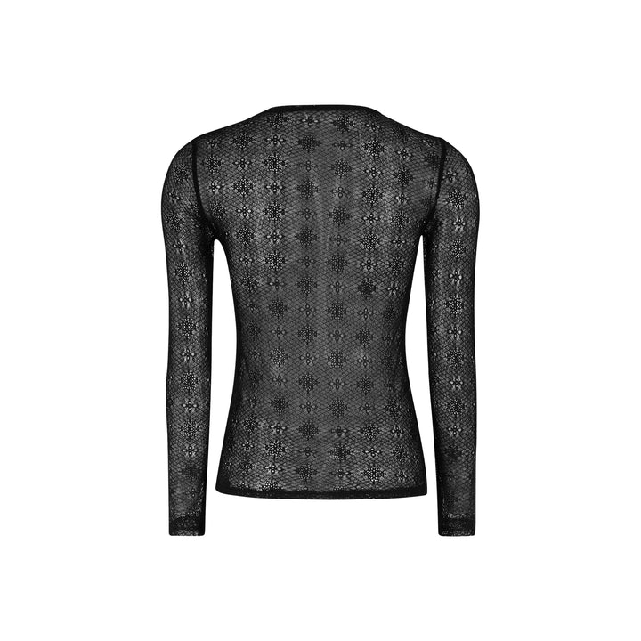 TOODAY - MESH BLUSE - DREW TD 326-171 - BLACK