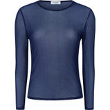 TOODAY - MESH BLUSE - DREW SR326-173 - DARK SAPPHIRE