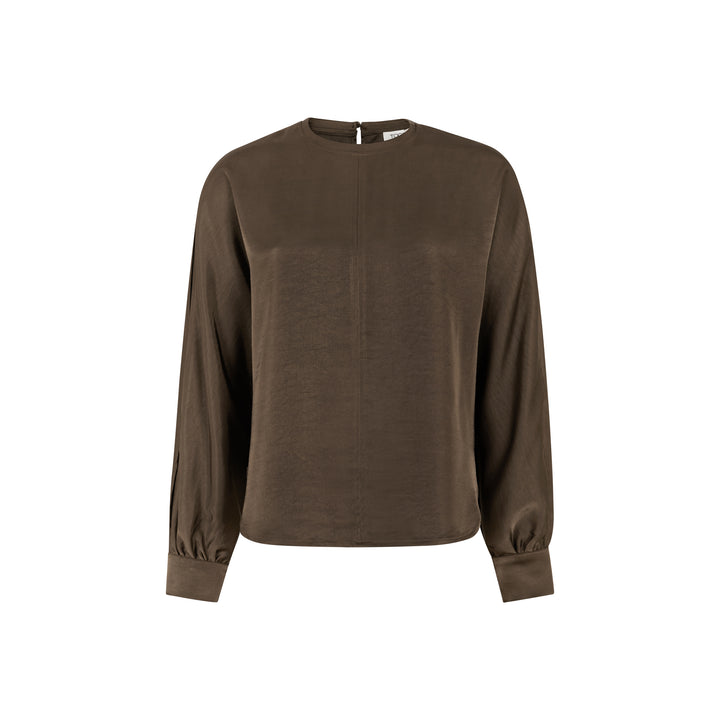 TOODAY - BLUSE - AYA TD426-102 - 251 DARK BROWN