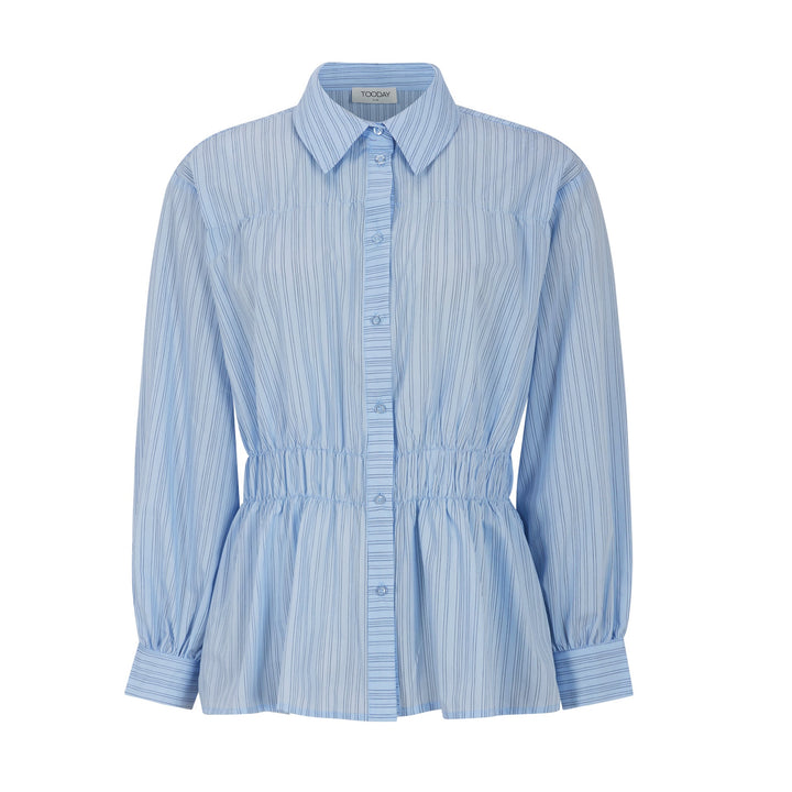 TOODAY - SKJORTE - DOTTY TD426-163 - 318 CHAMBRAY BLUE