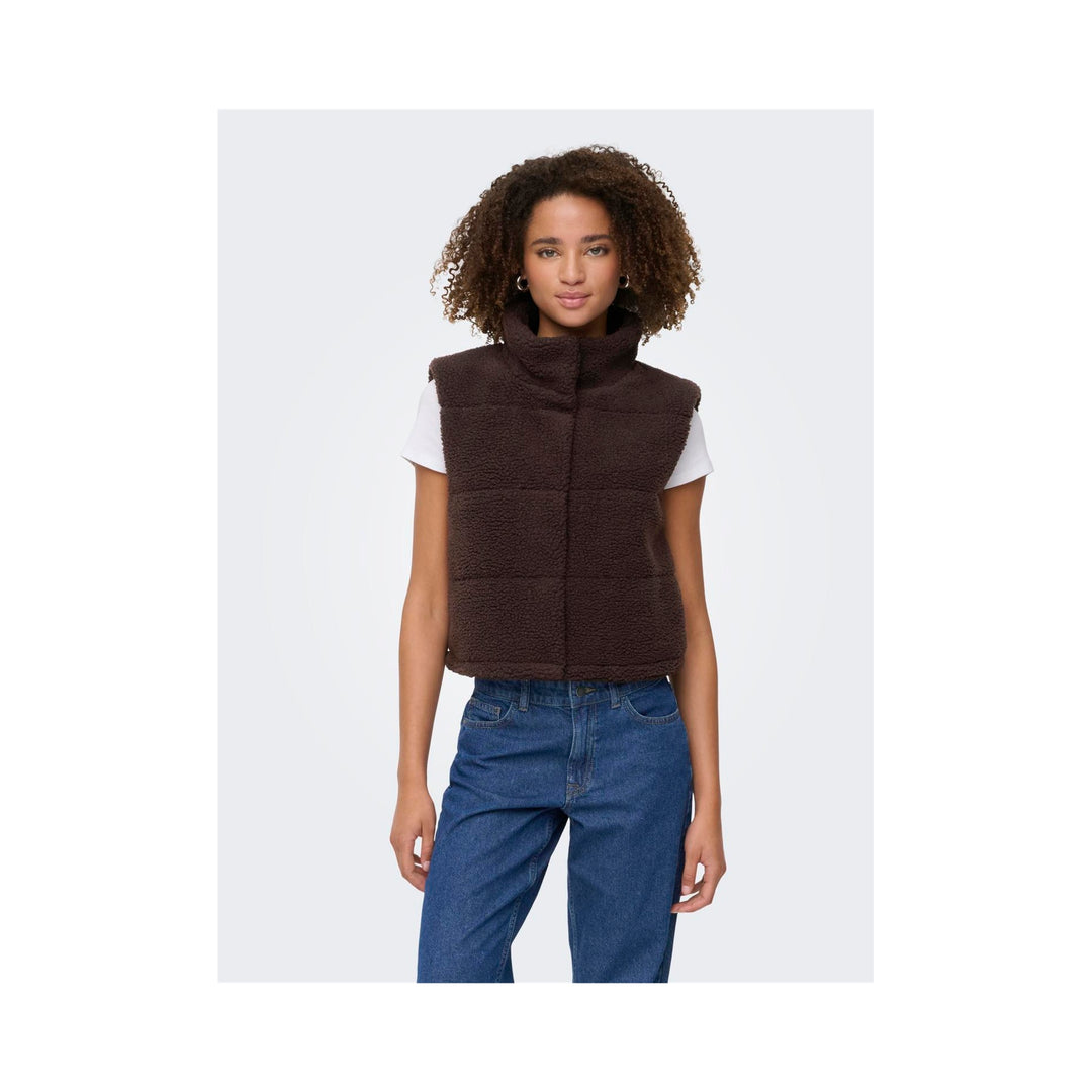 ONLY - VEST - SANDRA 15320630 - SEAL BROWN