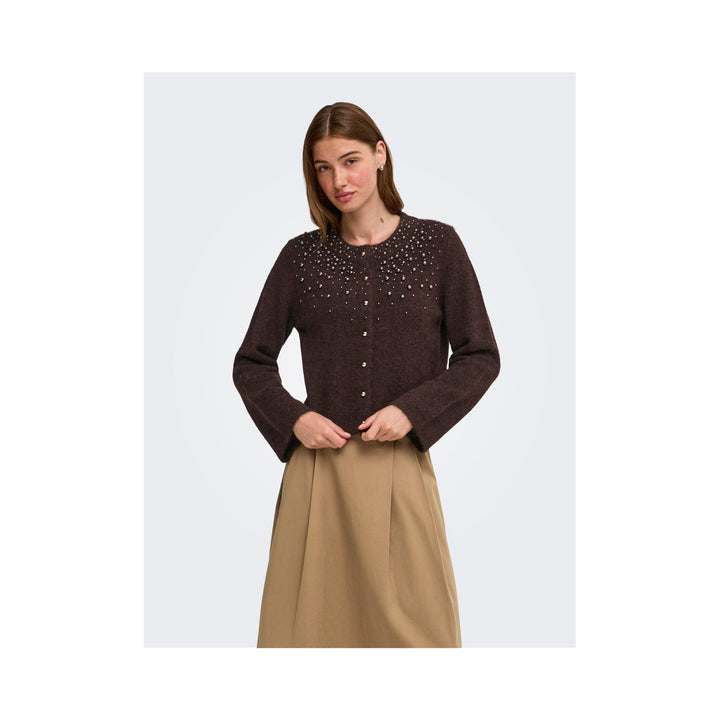 ONLY - CARDIGAN - MIGGIE 15375519 - COFFEE BEAN MELANGE