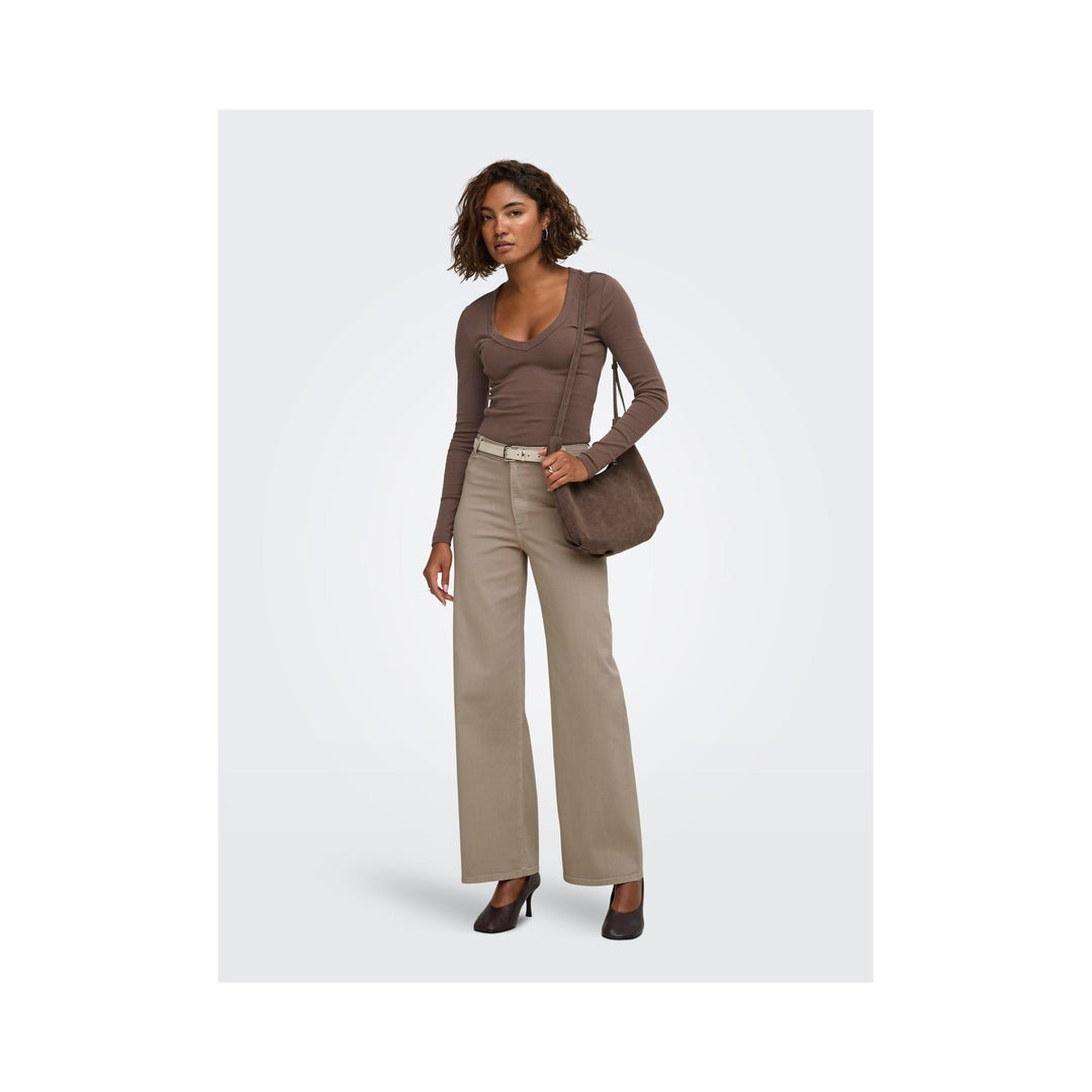 ONLY - TOP - RILEY 15397312 - CHOCOLATE MARTINI