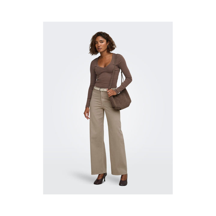 ONLY - TOP - RILEY 15397312 - CHOCOLATE MARTINI