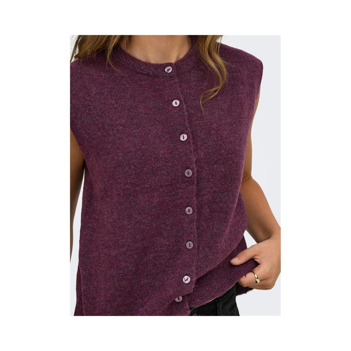ONLY - VEST - SIMONI 15381355 - MAUVE WINE