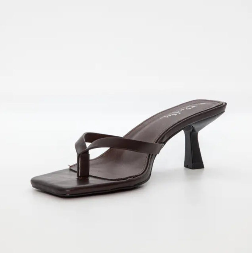 DUFFY - SANDAL - CASELLO 9731391 - DARK BROWN