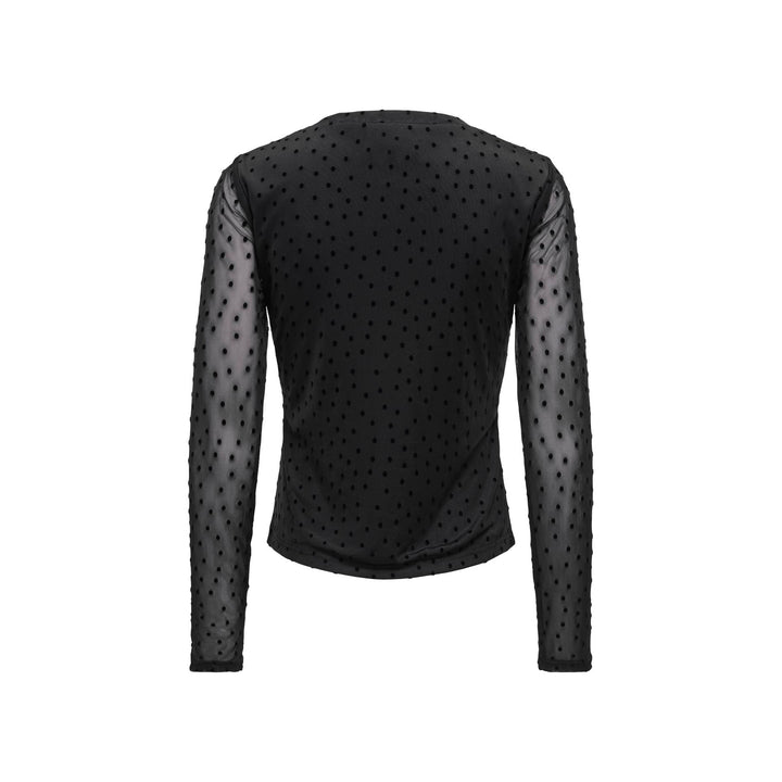 ONLY - TOP - NOVA 15357642 - BLACK/BLACK DOTS