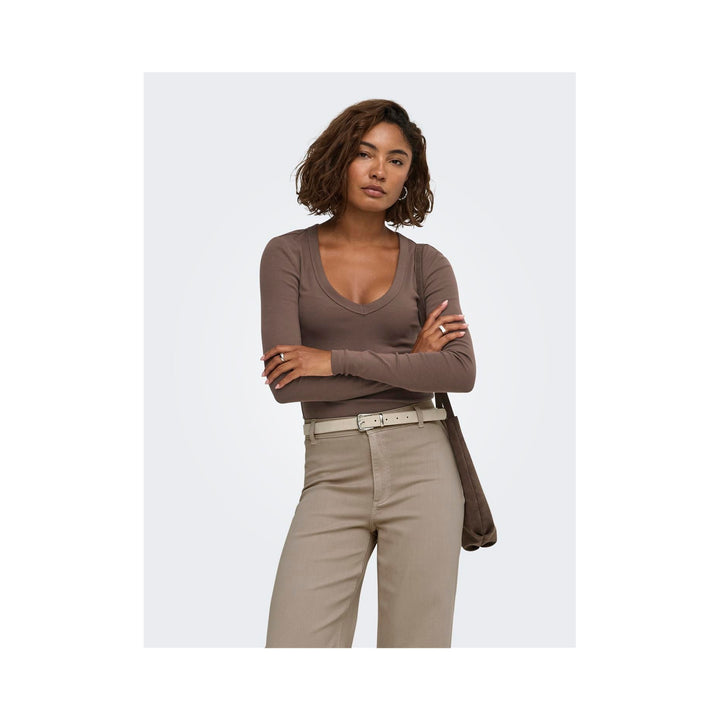 ONLY - TOP - RILEY 15397312 - CHOCOLATE MARTINI