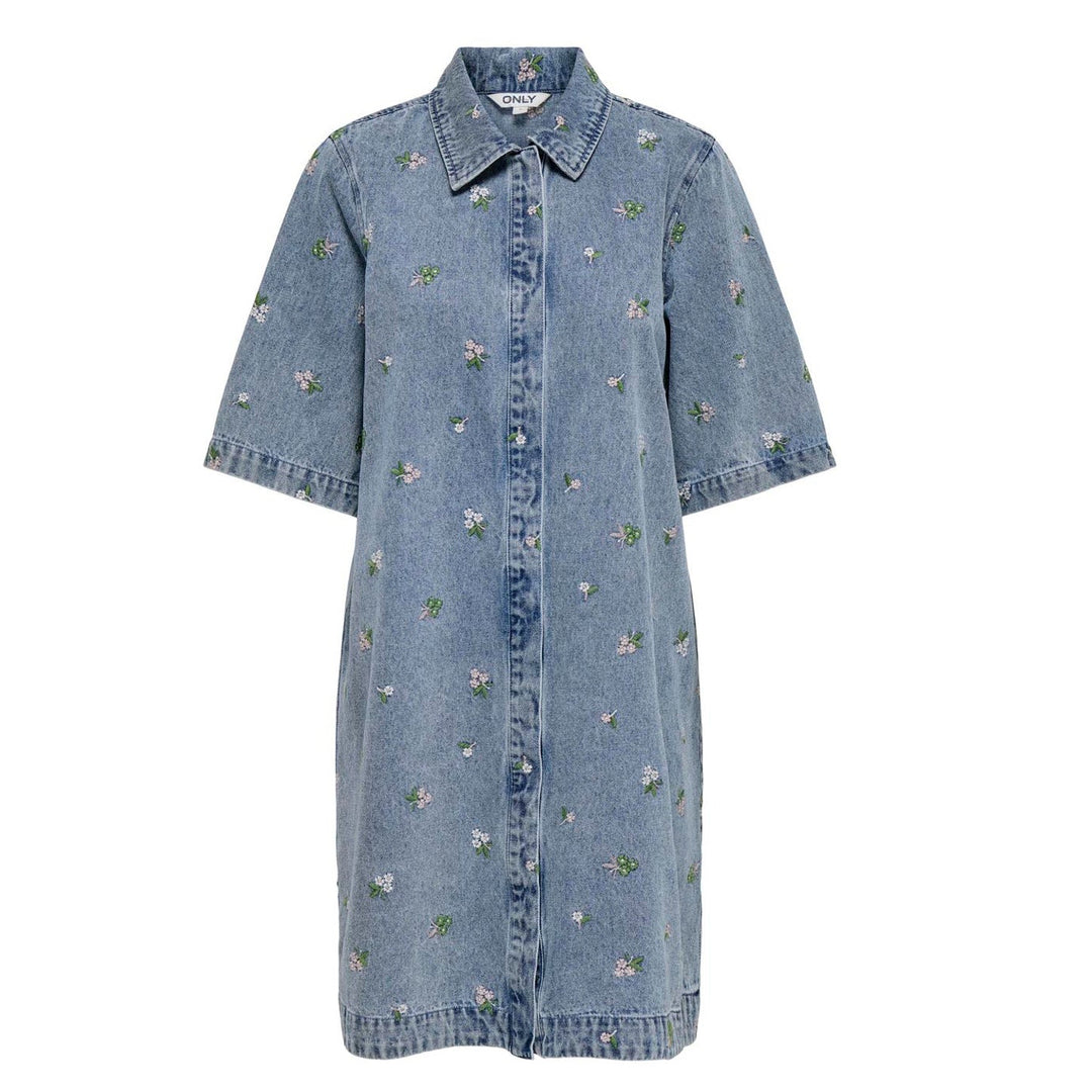 ONLY - KJOLE - VERA-BELLE 15373590 - LIGHT BLUE DENIM