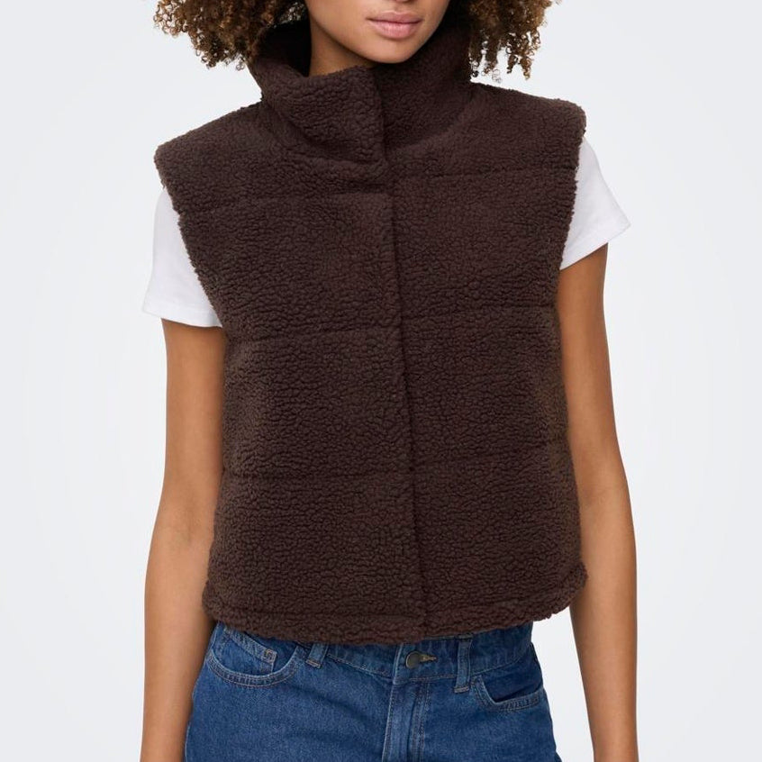 ONLY - VEST - SANDRA 15320630 - SEAL BROWN