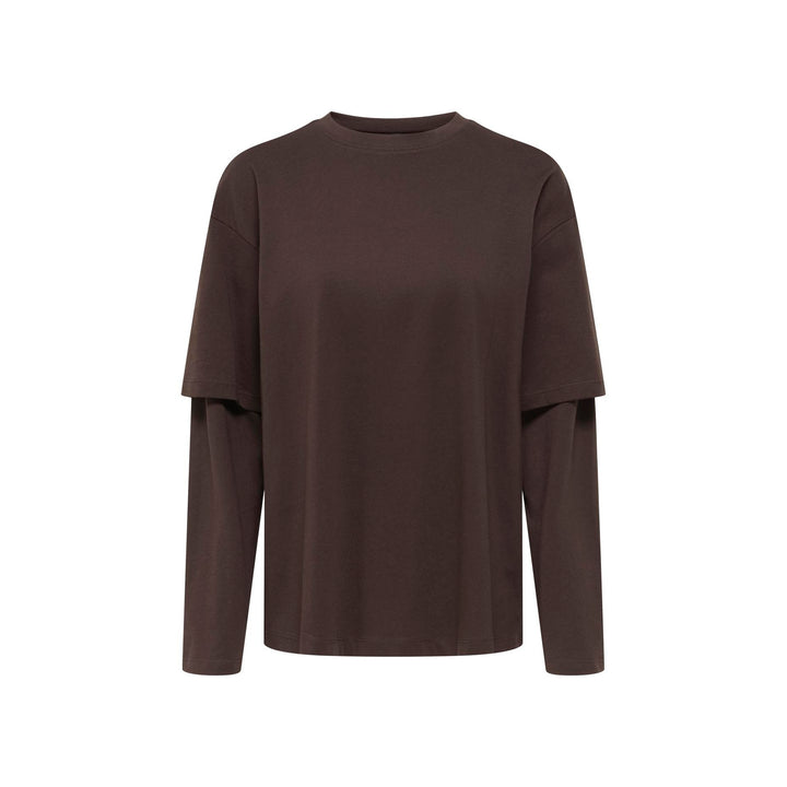 ONLY - T-SHIRT - FREJA 15387312 - COFFEE BEAN