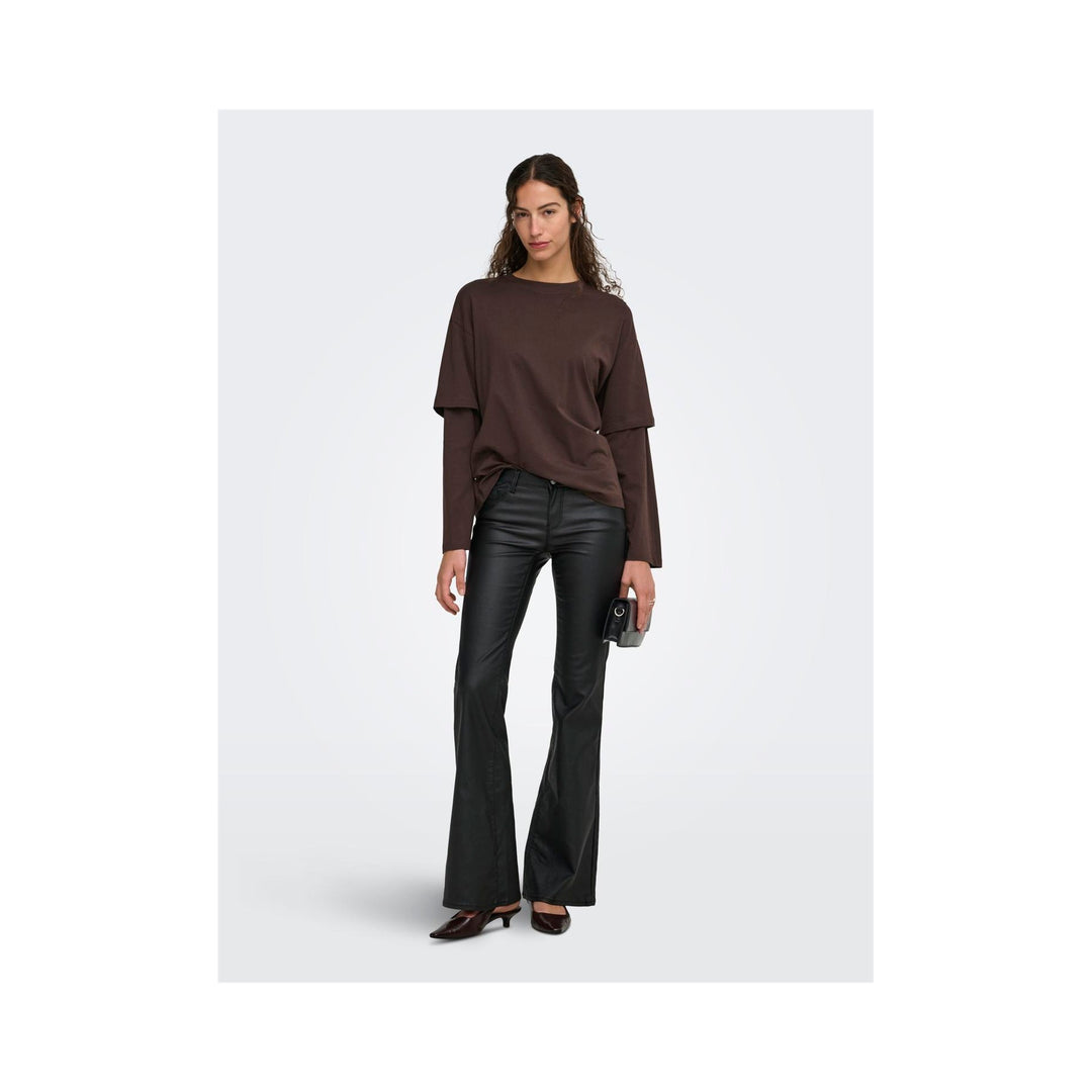 ONLY - T-SHIRT - FREJA 15387312 - COFFEE BEAN