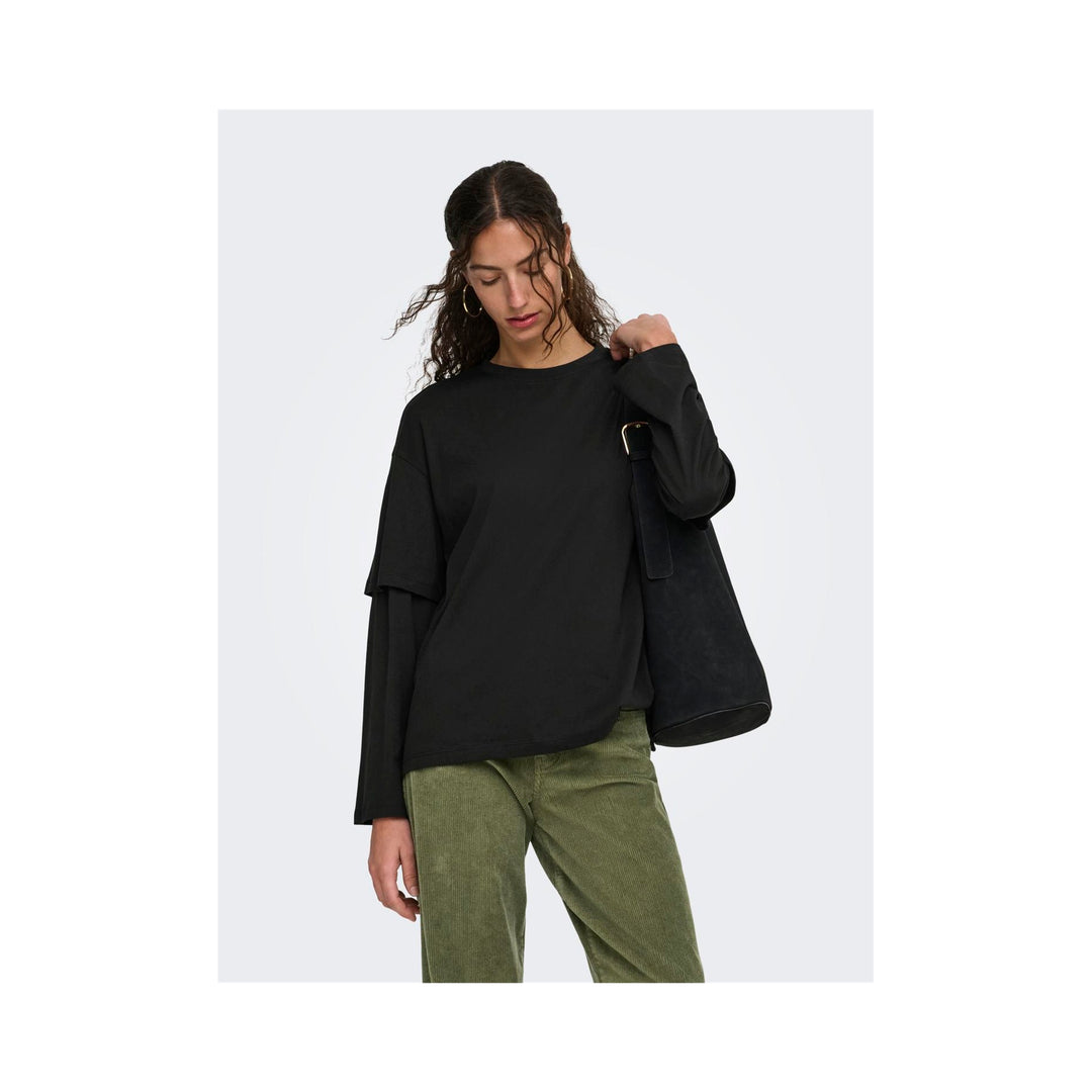 ONLY - T-SHIRT - FREJA 15387312 - BLACK