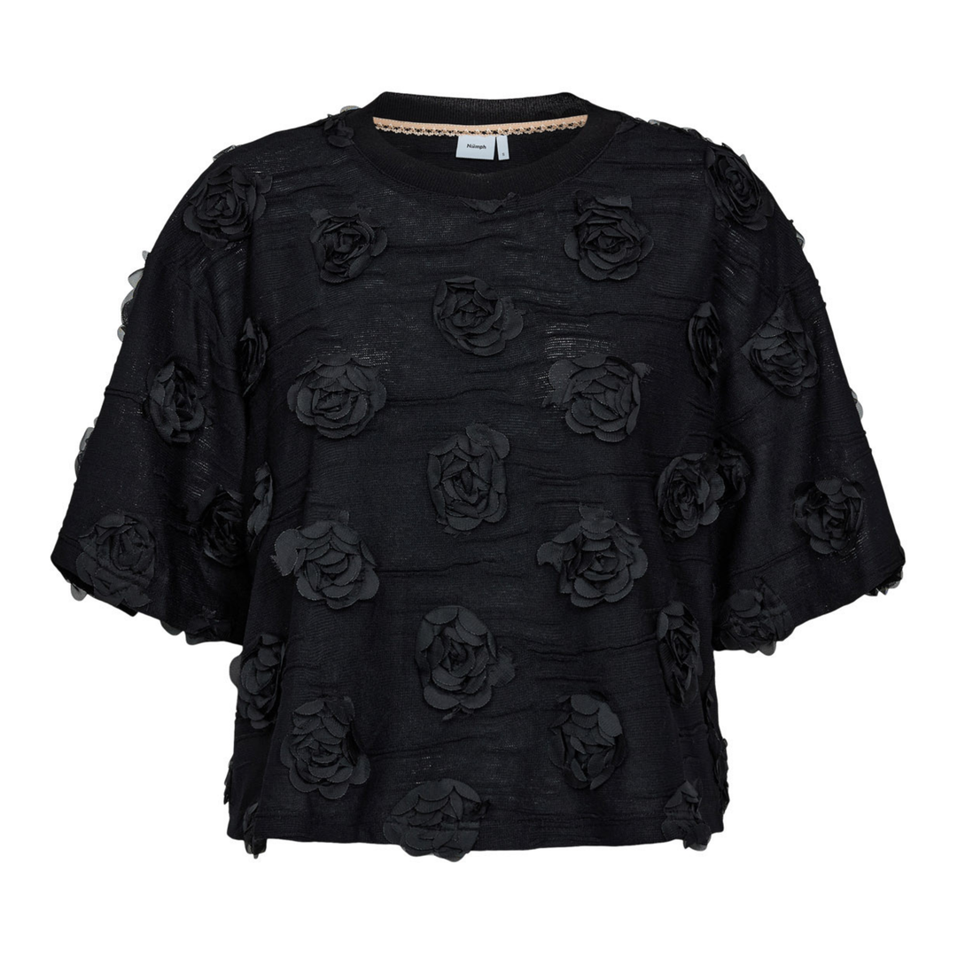 NÜMPH - T-SHIRT - ROSIE 706597 - CAVIAR