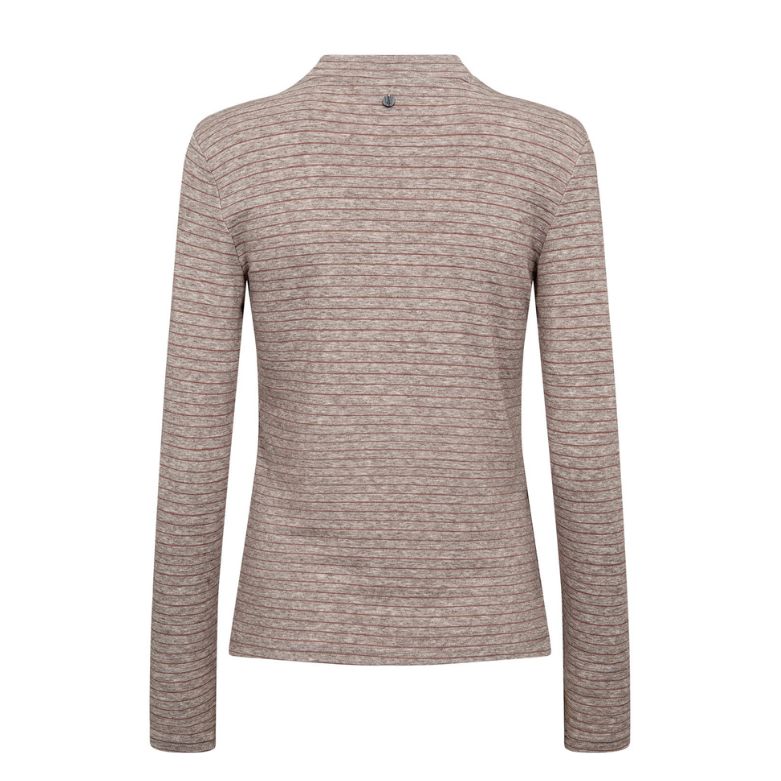 NÜMPH - BLUSE - LANIS 707393 - GRAY MORN MELANGE