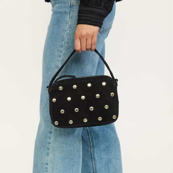 SOFT REBELS - TASKE - METZ SUEDE SR626-100 - BLACK