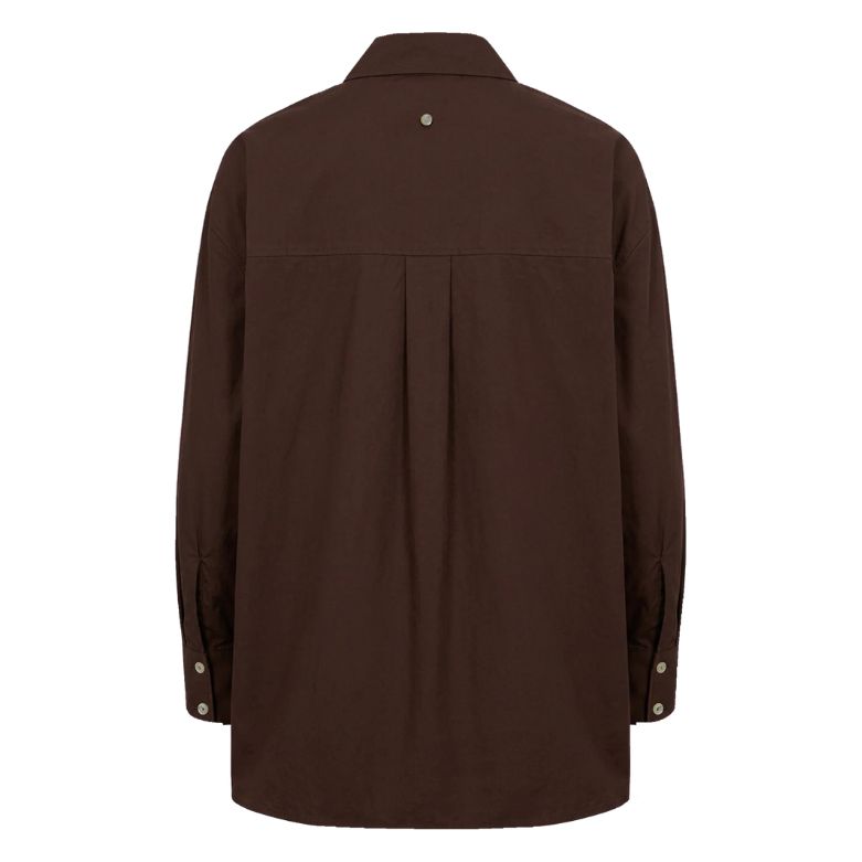 NÜMPH - SKJORTE - ISSY 707383 - BLACK COFFEE