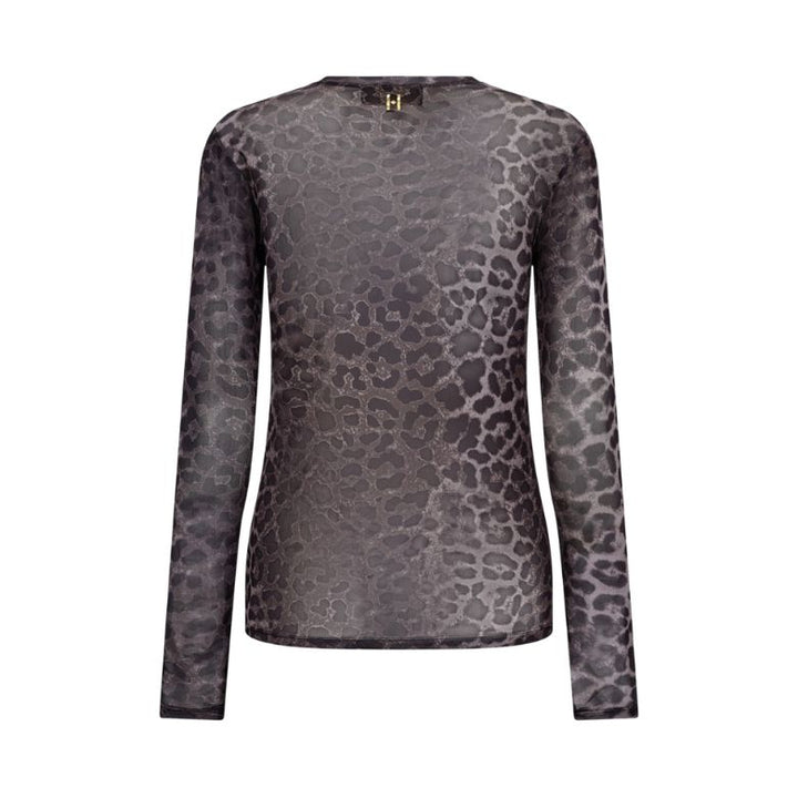 HYPE THE DETAIL - MESH BLUSE - 3-320-1400-9512 - GREY LEO