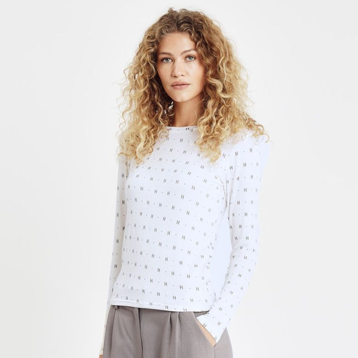 HYPE THE DETAIL - CASHMERE BLUSE - 3-650-14-1 - WHITE
