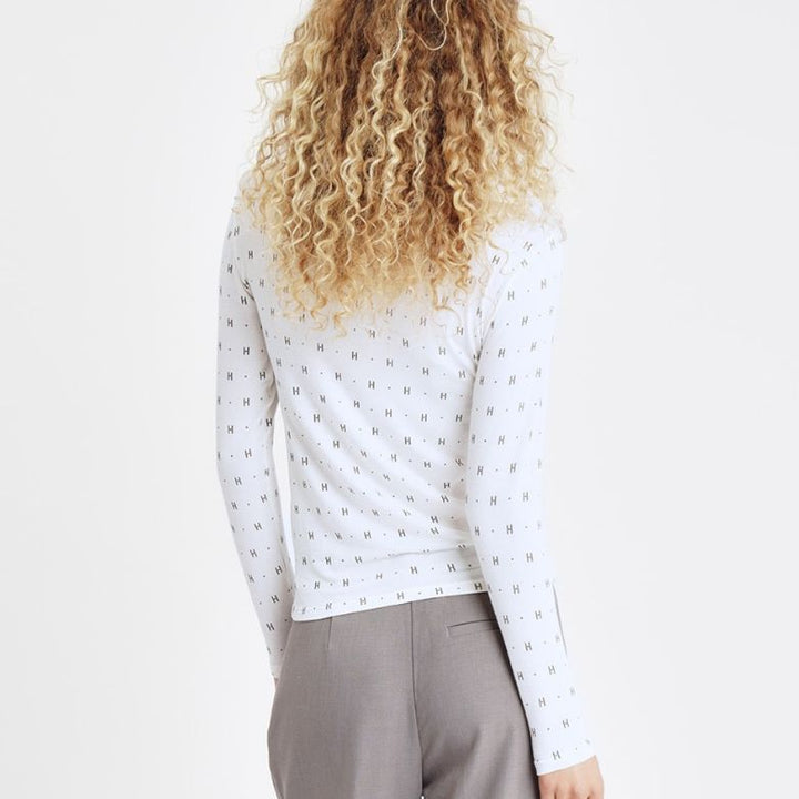 HYPE THE DETAIL - CASHMERE BLUSE - 3-650-14-1 - WHITE