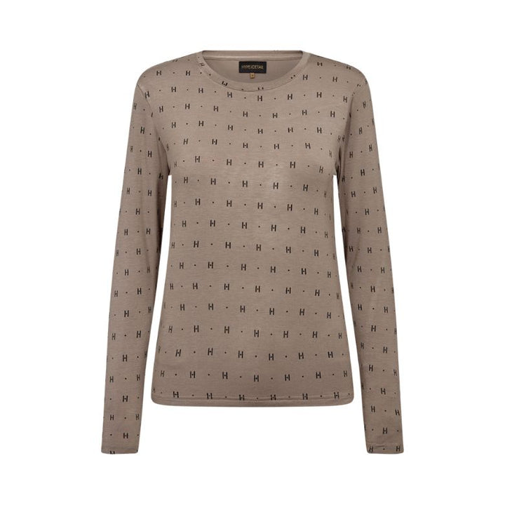 HYPE THE DETAIL - CASHMERE BLUSE - 3-650-14-4 - BROWN