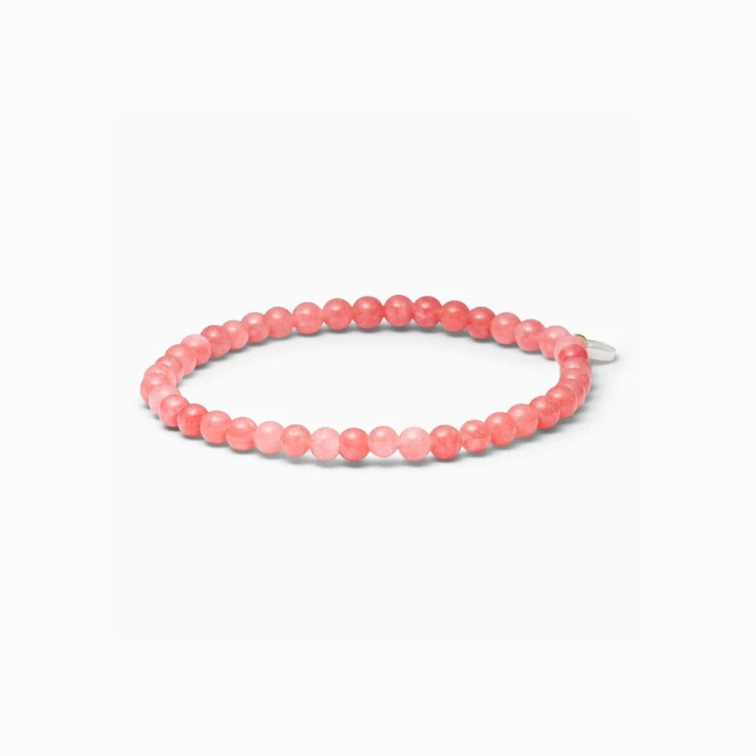 SOÏ - KRYSTAL ARMBÅND - REDSTONE QUARTZ 4 MM.