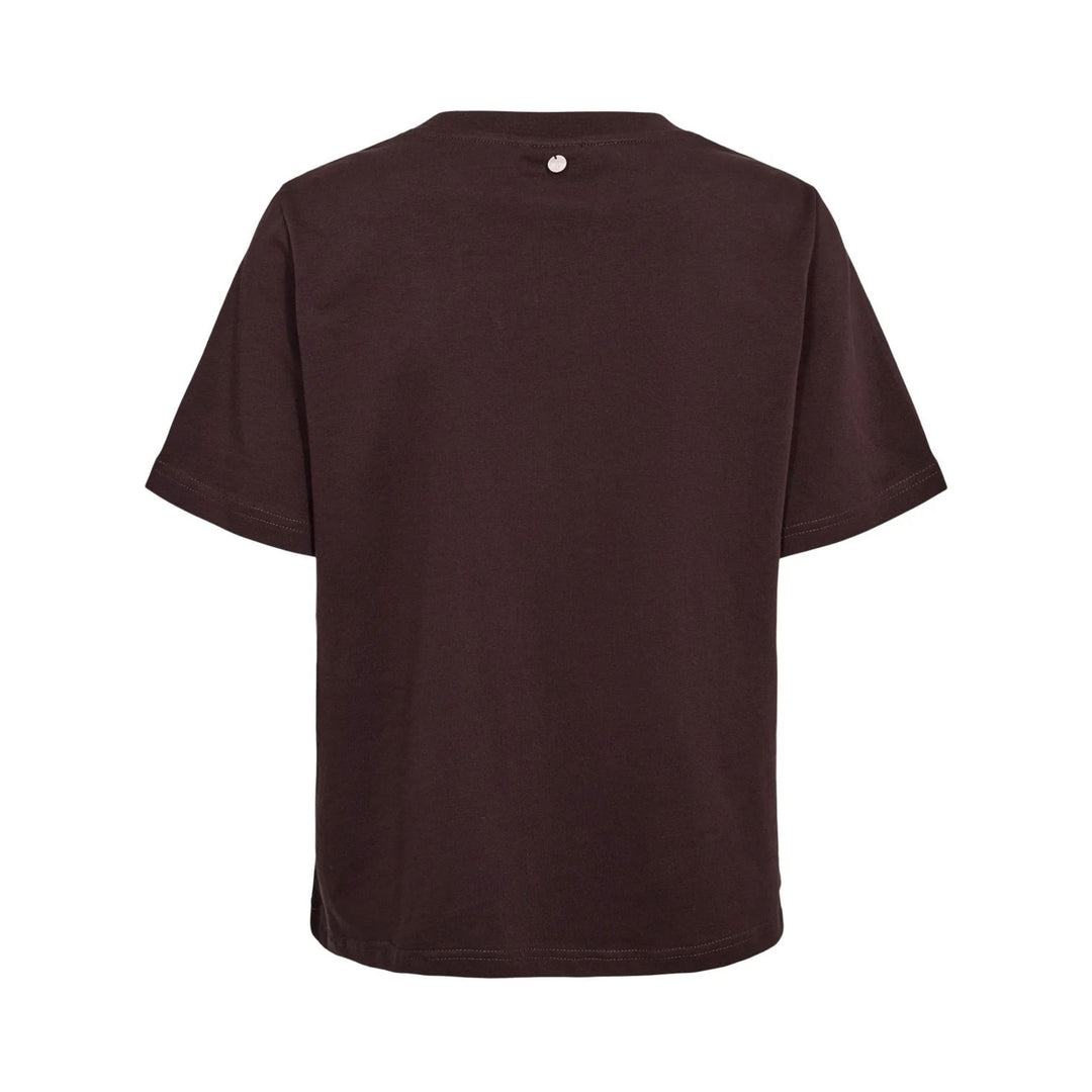 NÜMPH - T-SHIRT - MANTA 707574 - CHOCOLATE PLUM