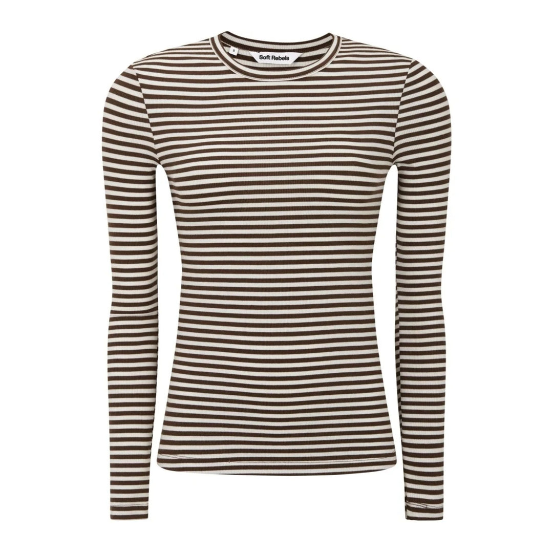 SOFT REBELS - BLUSE - FENJA SR124-303 - CARAFE STRIPE