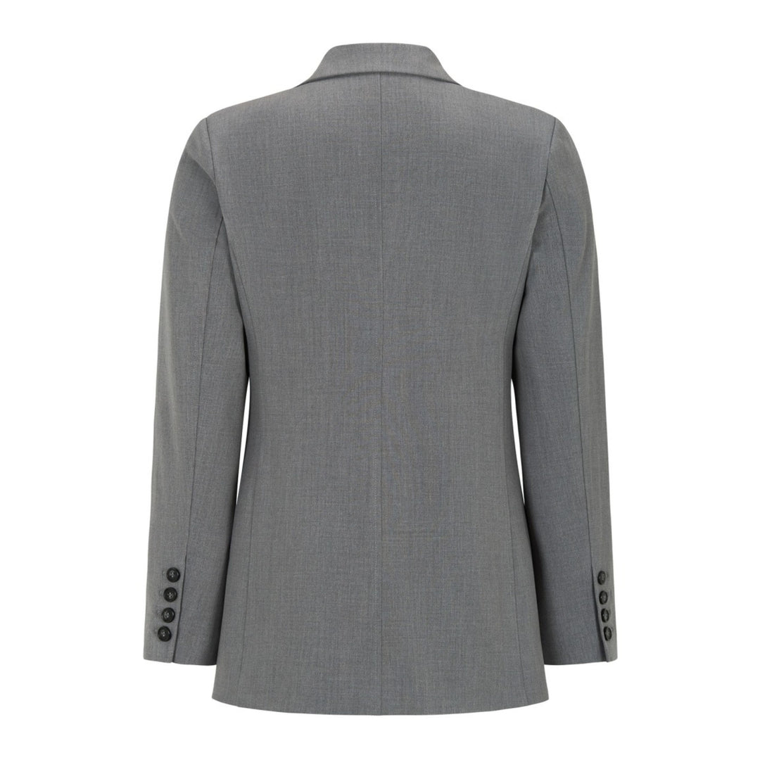 SOFT REBELS - BLAZER - VILJA SR125-710 - MEDIUM GREY MELANGE