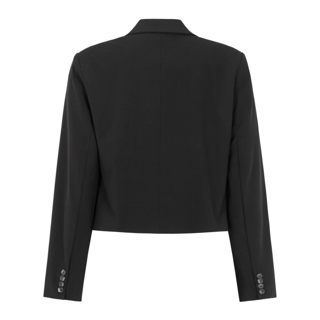 SOFT REBELS - BLAZER - VILJA CROPPED SR127-700 - SORT