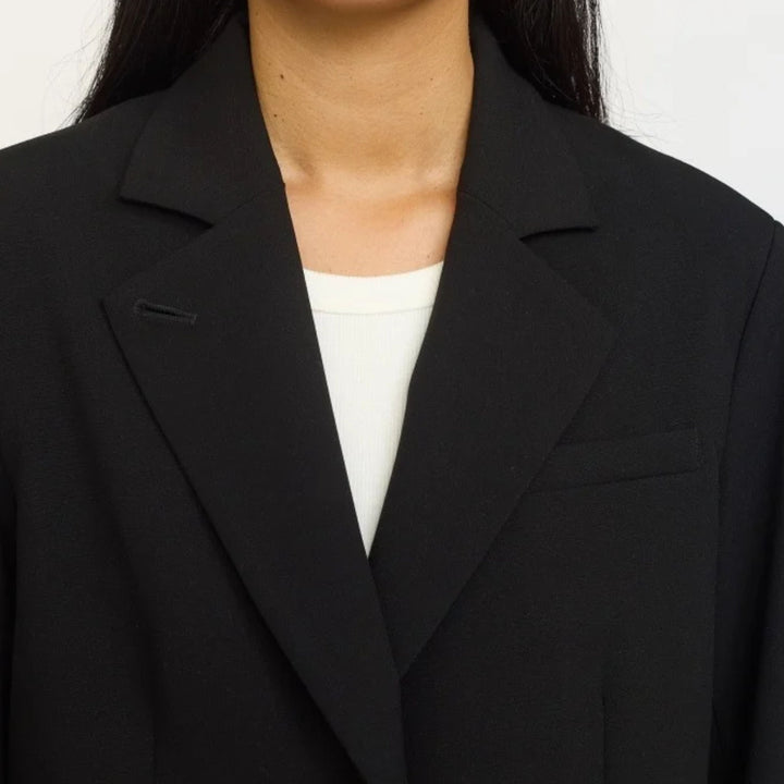 SOFT REBELS - BLAZER - VILJA CROPPED SR127-700 - SORT