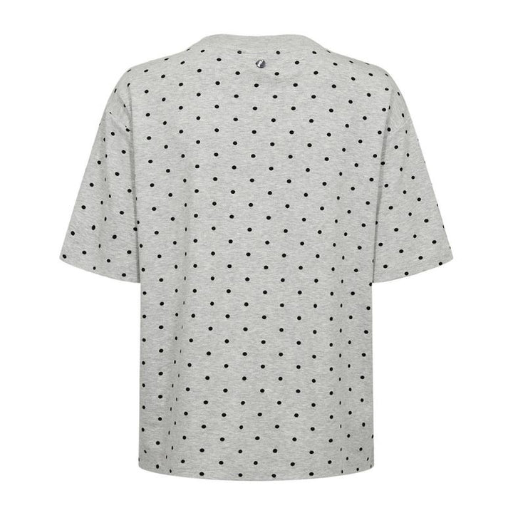 NÜMPH - T-SHIRT - ROSSA 707485 - LIGHT GREY MELANGE