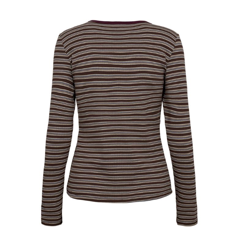 NÜMPH - BLUSE - HENNESY 707185 - DEEP TAUPE