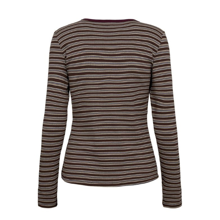 NÜMPH - BLUSE - HENNESY 707185 - DEEP TAUPE