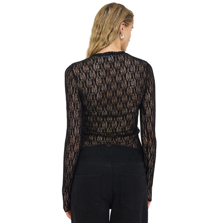 SOFT REBELS - BLUSE - OLENA SR626-300 - BLACK