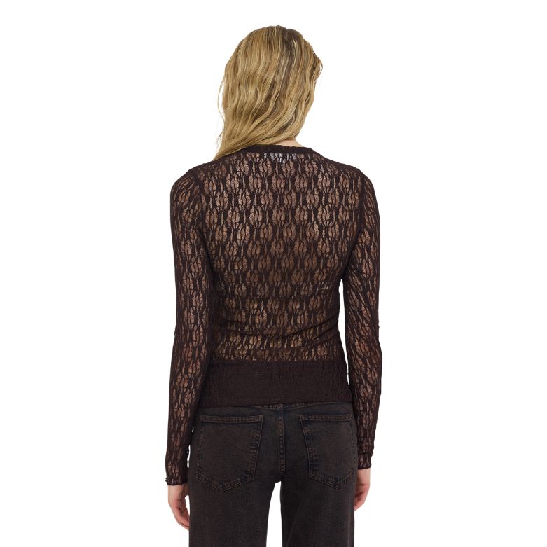 SOFT REBELS - BLUSE - OLENA SR626-300 - CHOCOLATE PLUM