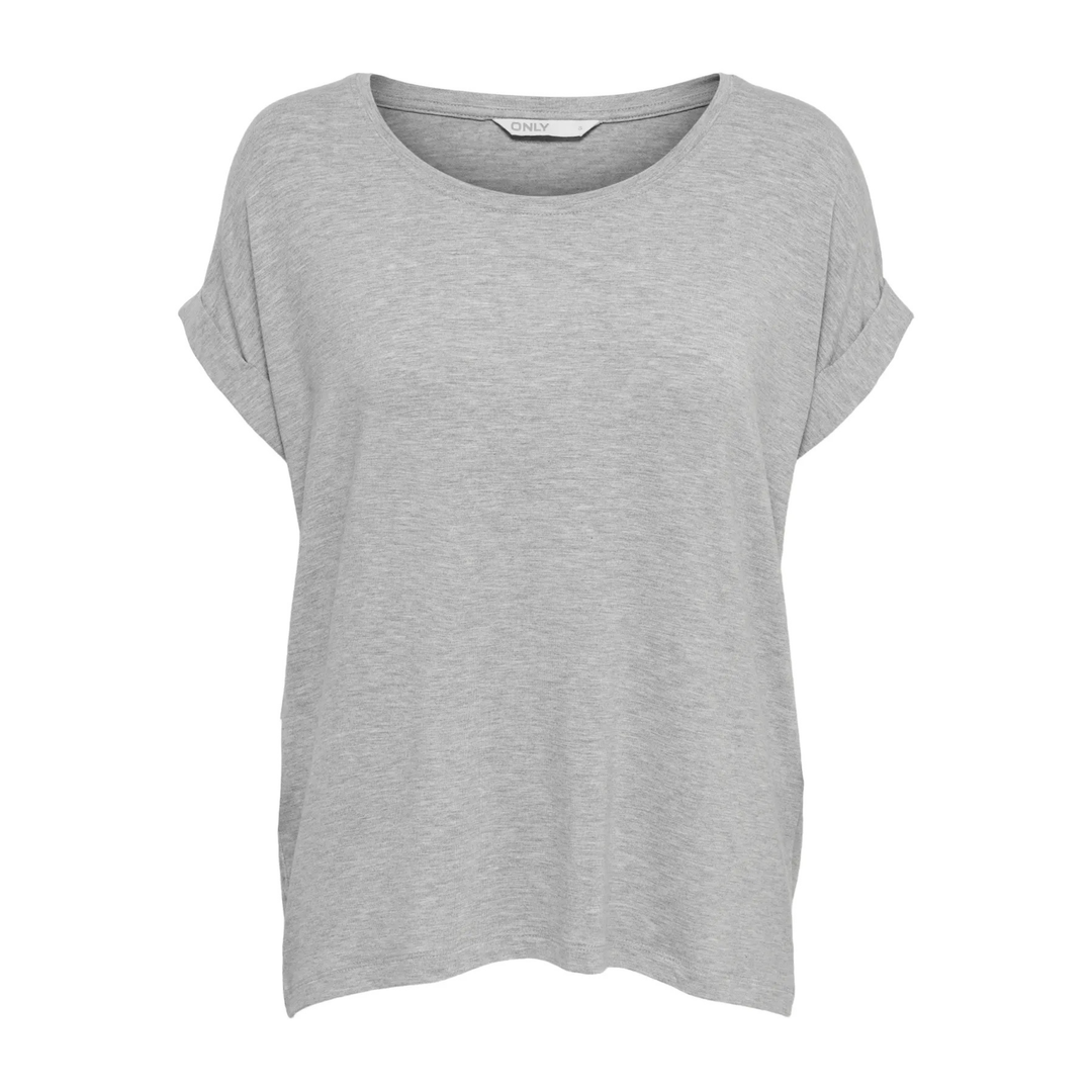 ONLY - T-SHIRT - MOSTER 15106662 - LIGHT GREY MELANGE