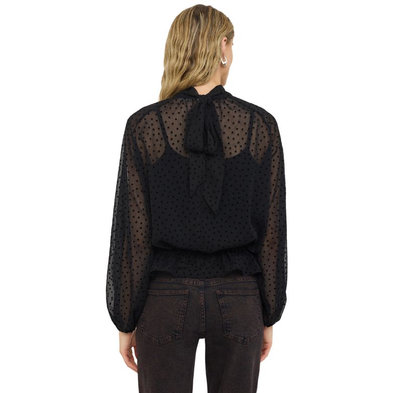 SOFT REBELS - BLUSE - SABELLA SR626-711 - BLACK