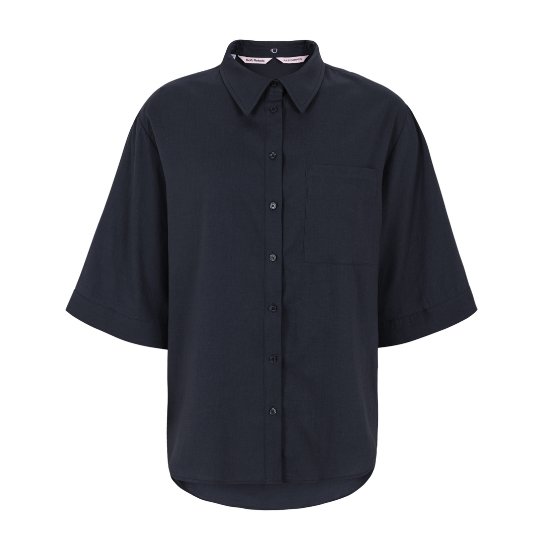 SOFT REBELS - SKJORTE - YINDI SR226-724 - SORT