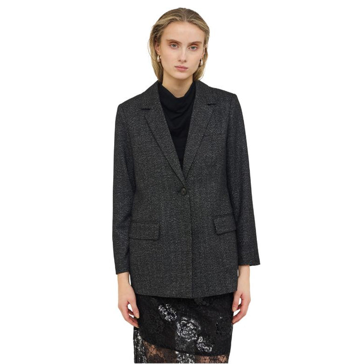 SOFT REBELS - BLAZER - PACE SR626-701 - BLACK