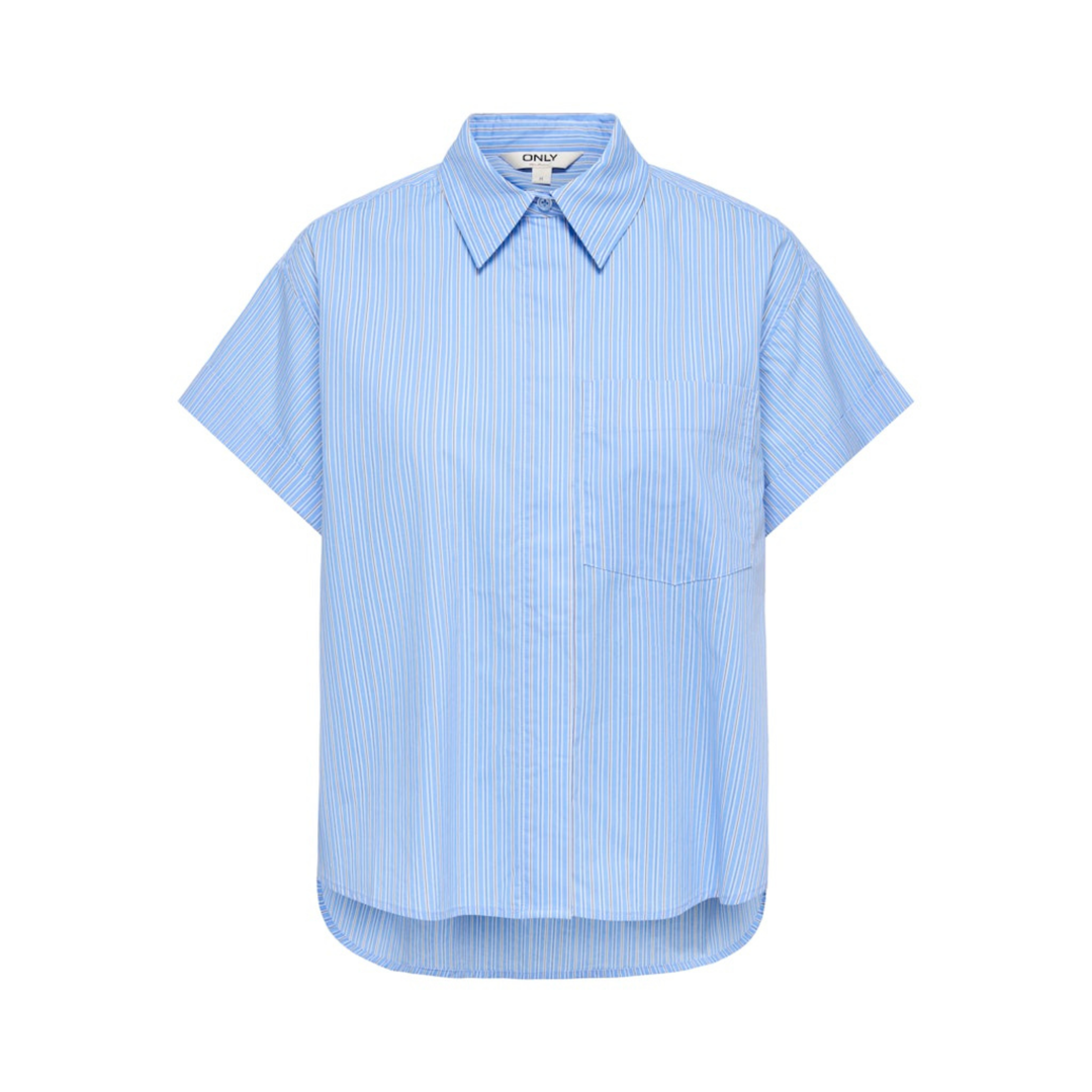 ONLY - SKJORTE - KERI 15369556 - PROVENCE STRIPES/WHITE