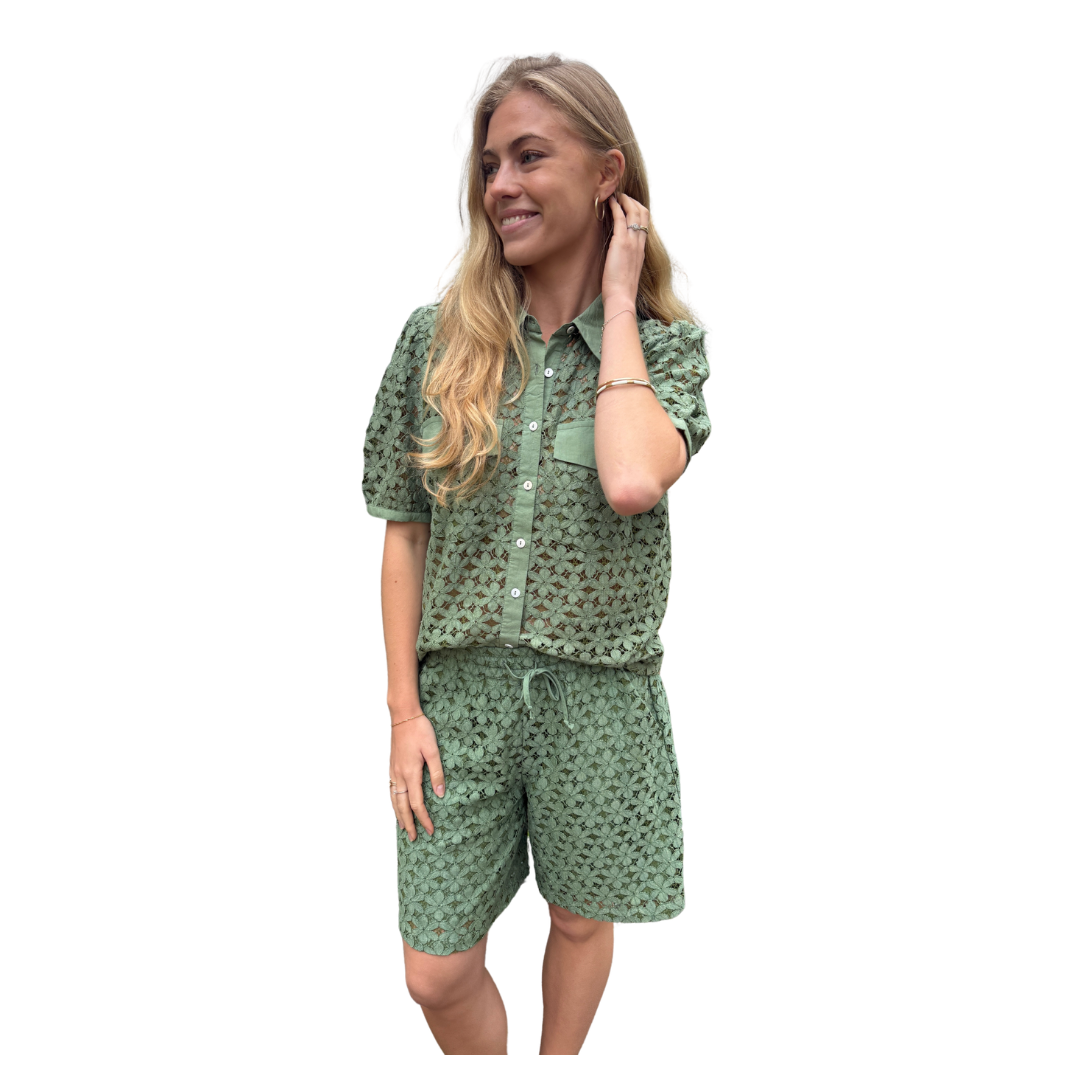 CONTINUE - BLUSE - CHARLOTTE - 15292 - ARMY