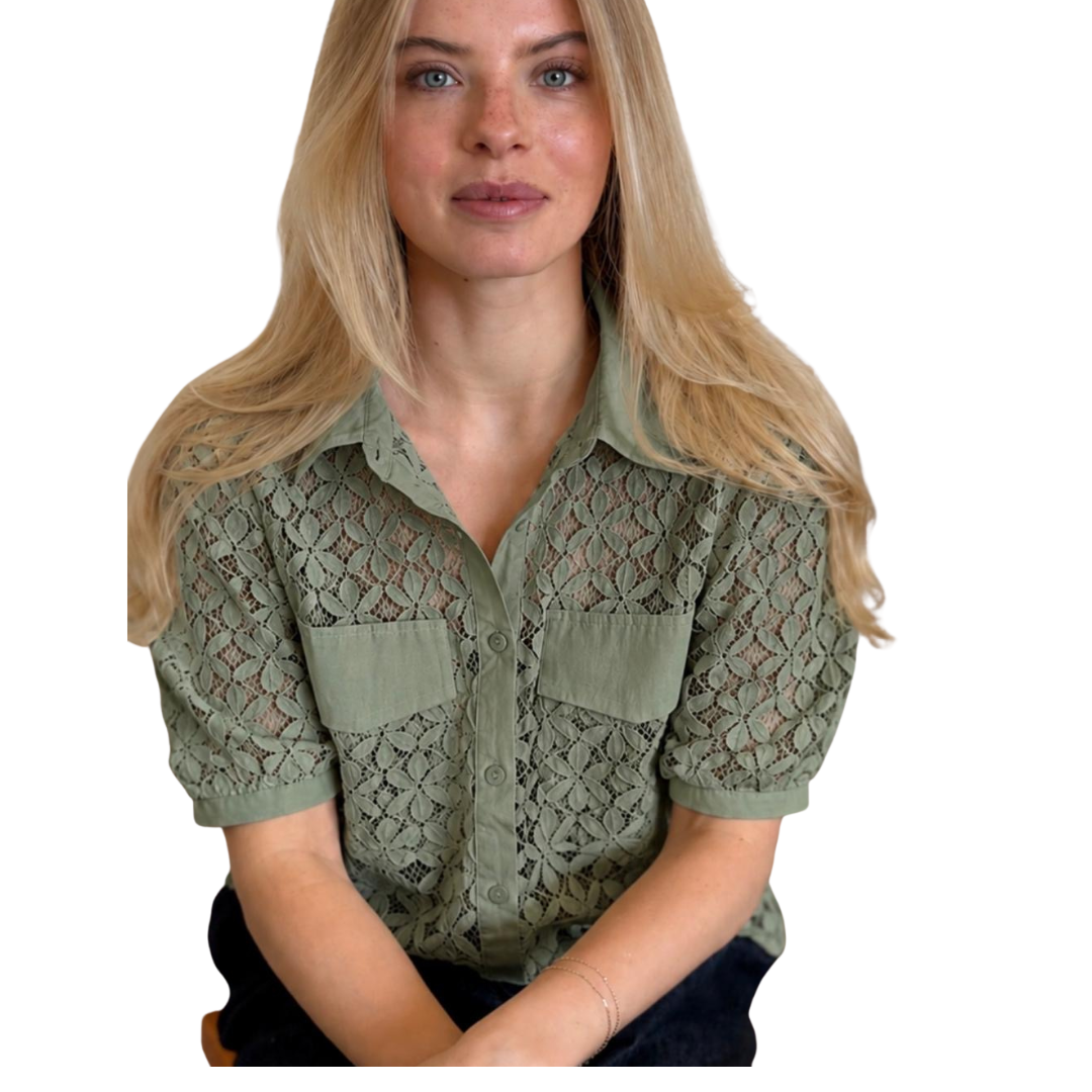 CONTINUE - BLUSE - CHARLOTTE - 15292 - ARMY