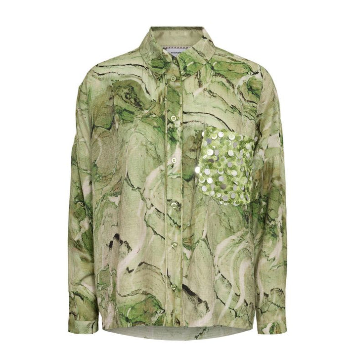 NUMPH - SKJORTE - MARLA  - 707293 - 4060 CALLA GREEN