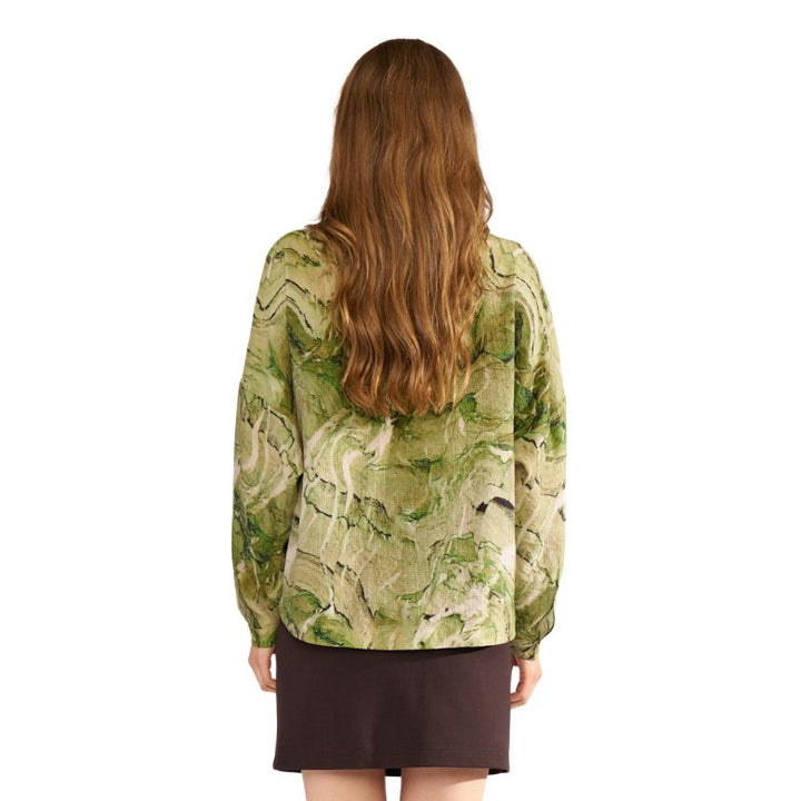NUMPH - SKJORTE - MARLA  - 707293 - 4060 CALLA GREEN