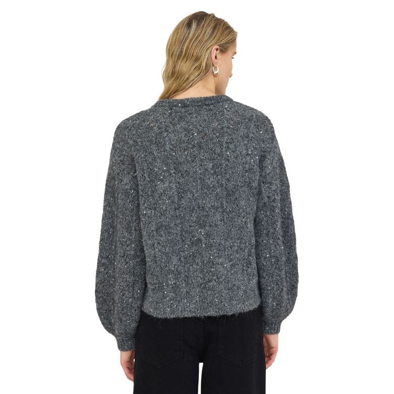 SOFT REBELS - STRIK - FRANCES SEQUIN SR626-205 - DARK GREY MELANGE