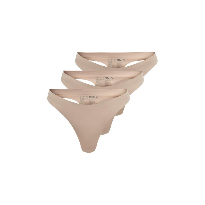 ONLY - 3-PAK G-STRENG - TRACY 15211630 - RUGBY TAN