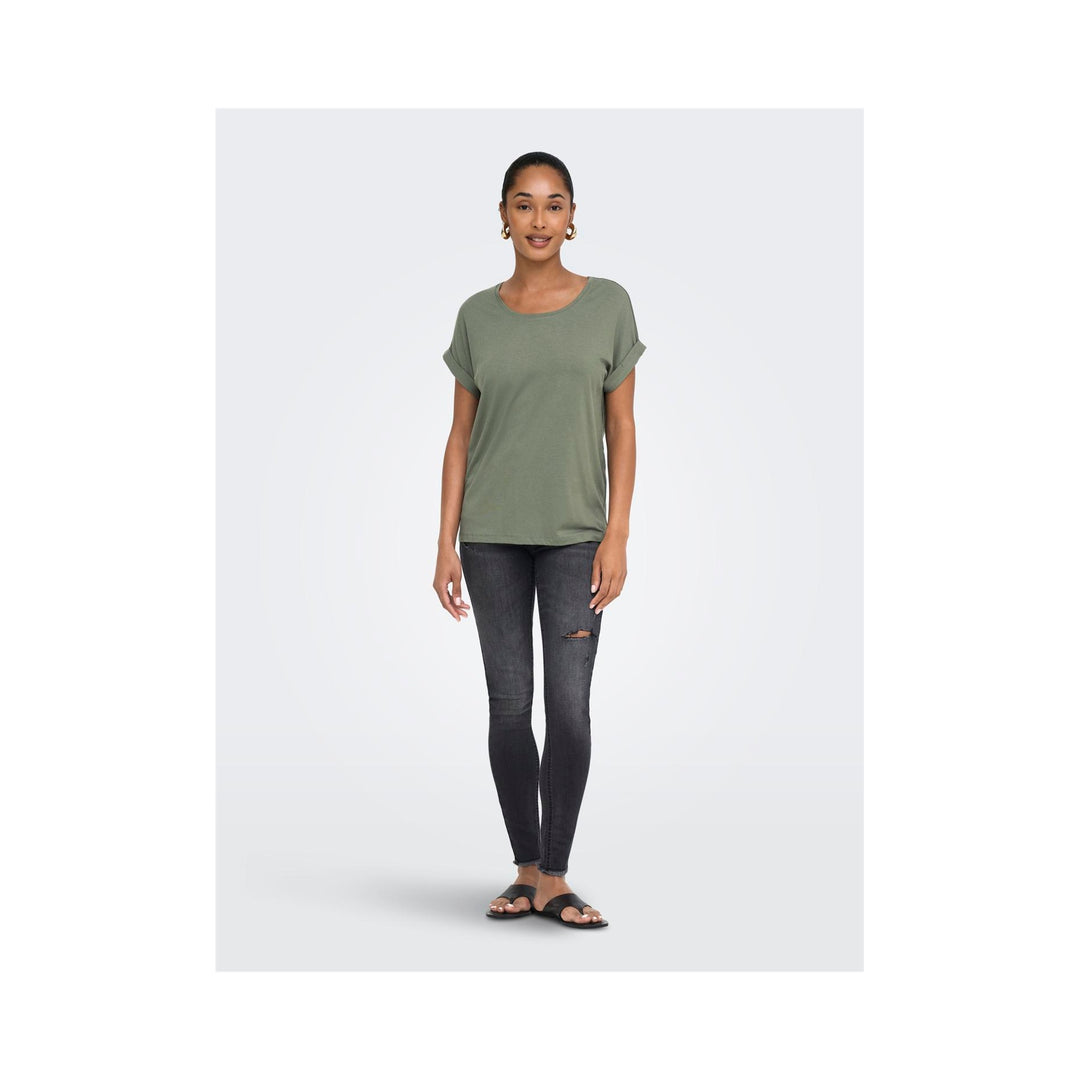 ONLY - T-SHIRT - MOSTER 15106662 - SMOKEY OLIVE