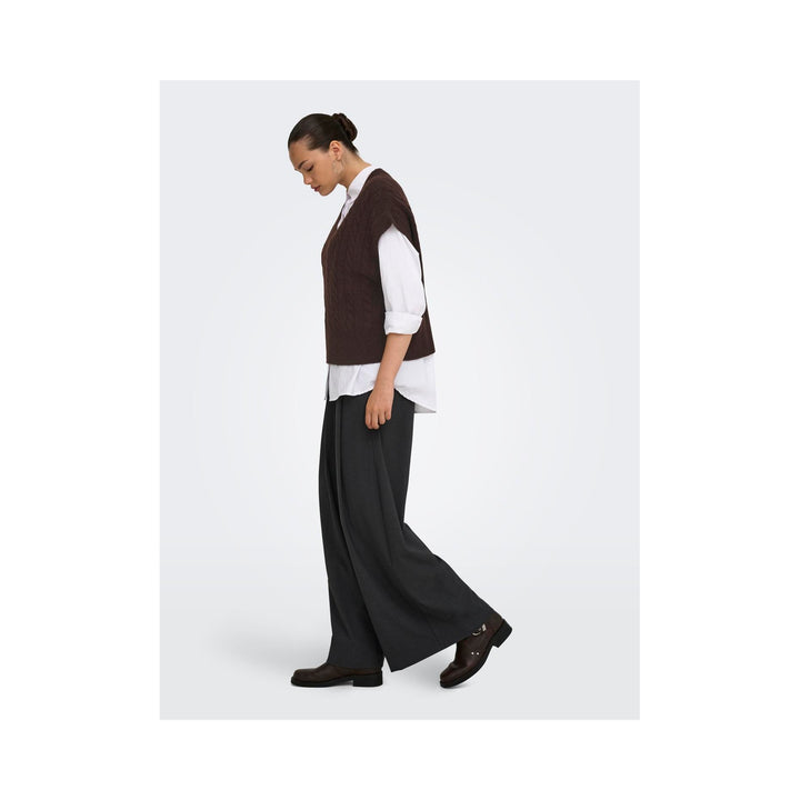 ONLY - VEST - MELODY 15249328 - COFFEE BEAN MELANGE