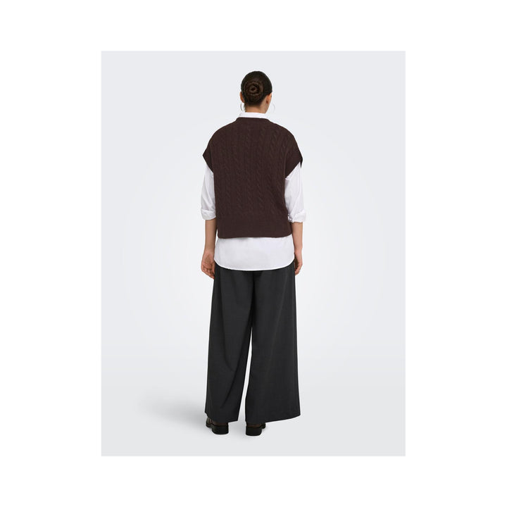 ONLY - VEST - MELODY 15249328 - COFFEE BEAN MELANGE